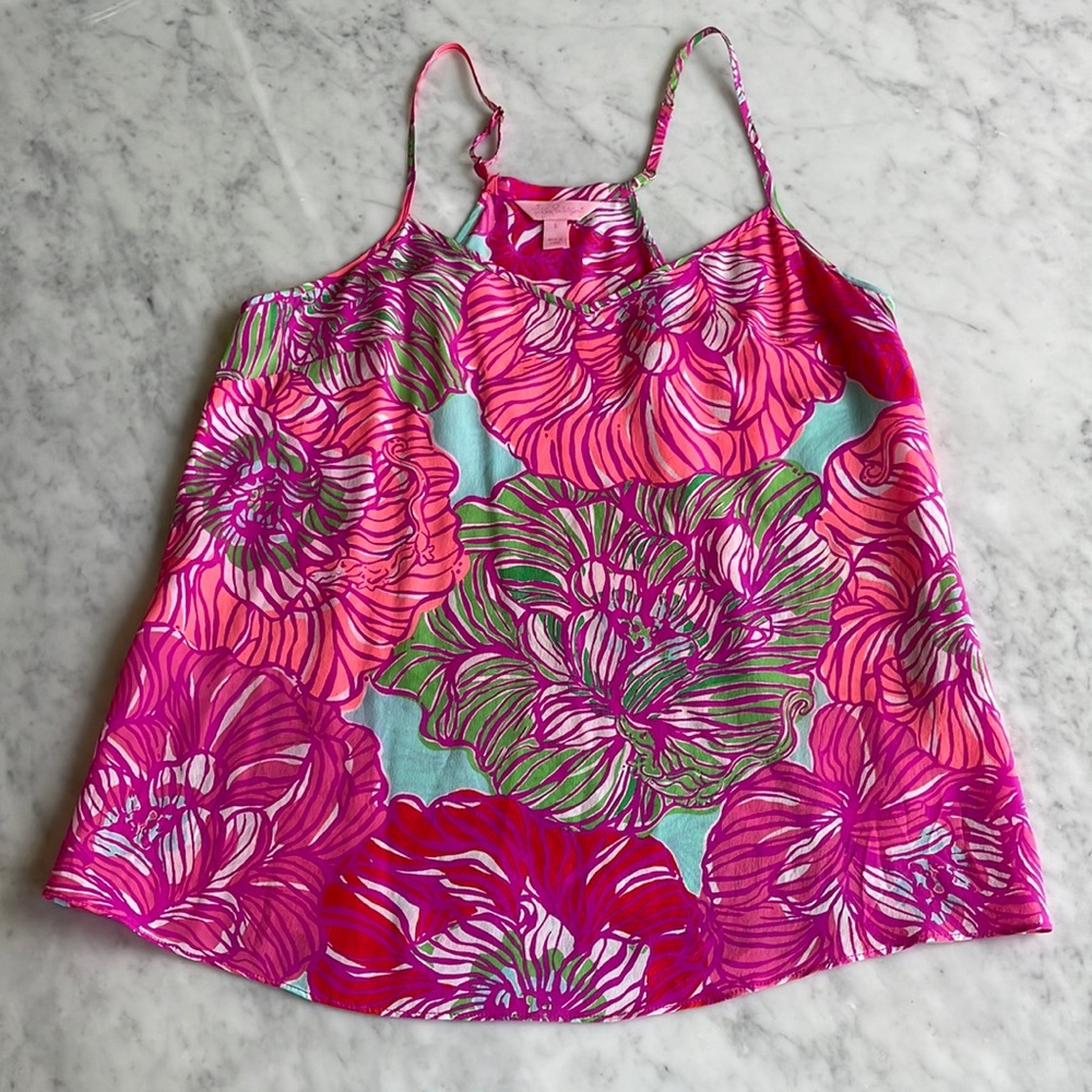 Lilly Pulitzer Silk Floral Cami